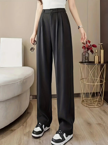 Variant image for Snygga Byxor Dam Långa Casual Polyester Medelmidja-6