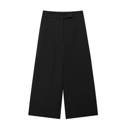 Snygga Byxor Dam Hög Midja Patchwork 100% Bomull-5