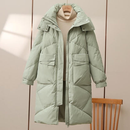 Herr Vinterjacka Parka Modern Värme Vattenavvisande Material-5