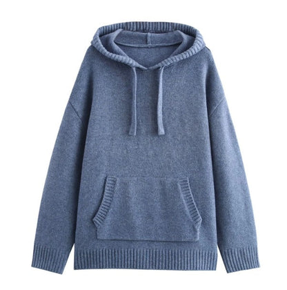 Dam Hoodie Leo-tryck Mjuk Bomull med Känguruficka 7