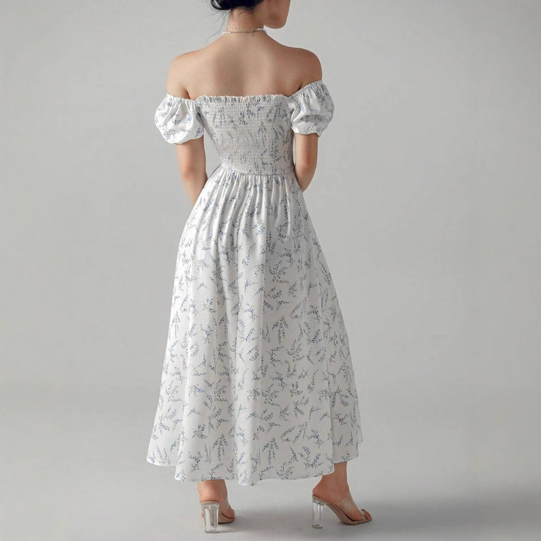 Fina Dam Klänningar A-linjeformad Midi Polyester med Raglanärmar-3