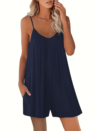Dam Fritidsshorts med Fickor Avslappnad Annat Material-2