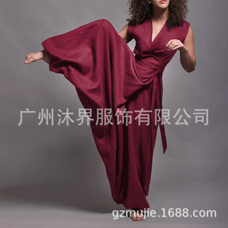 Variant image for Dam Jumpsuit Baggy Monokrom Polyester-6