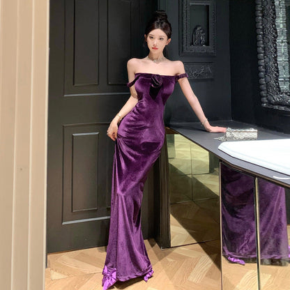 Variant image for Dam Klänning Lång Blommig Ärmlös Polyester-1