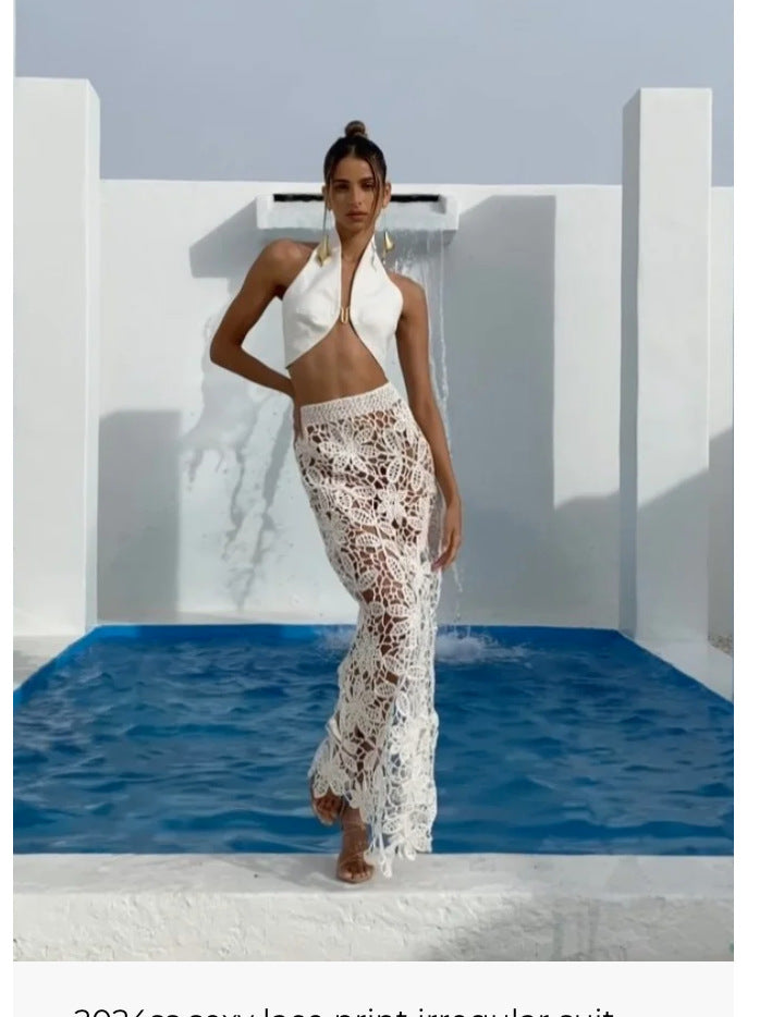 Kvinna A-Line Klänning V-ringning Polyester-1