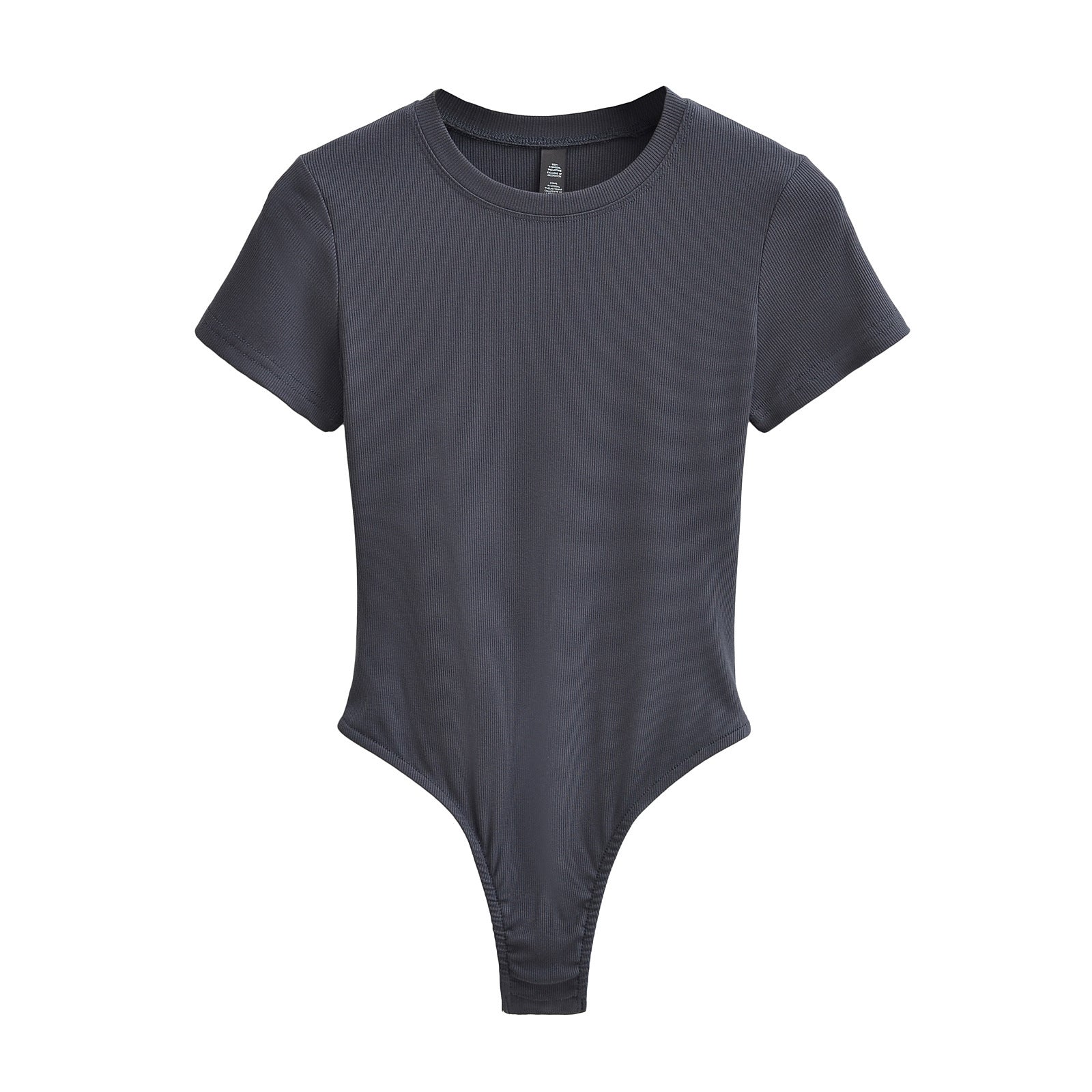 Herr T-shirt Rund Hals Stretchig Smal Passform Kvalitets Tränings T-shirt-5