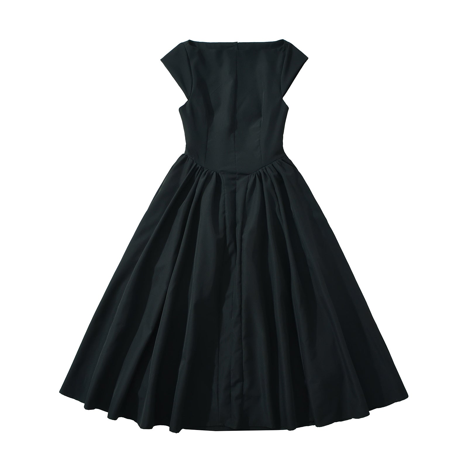 Dam Aftonklänning Klassisk Snitt Voluminös Kjol Högkvalitativt Material-1