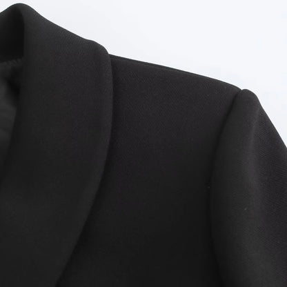 Kvinnors Blazer Modern Design Tyg 4