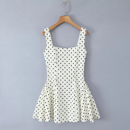 Kvinnors Bröllopsklänning Fyrkantig Halsringning Svängande Kjol Högkvalitativt Tyg 4