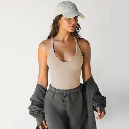 Damunderkläder Set Monokrom Spandex Topp för Snygga Underkläder Dam-1