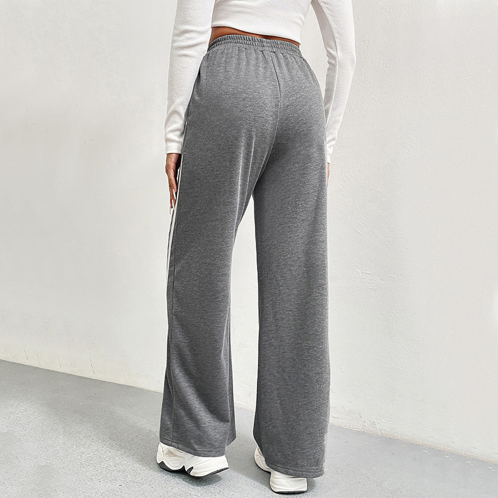 Dam Joggingbyxor Bred Ben Design Mjukt Andningsbart Tyg 3