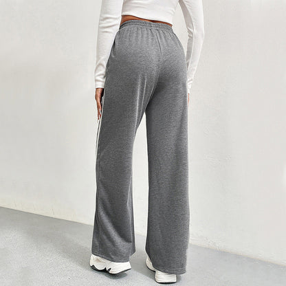 Dam Joggingbyxor Bred Ben Design Mjukt Andningsbart Tyg 3