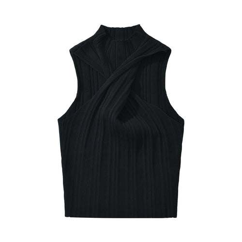 Dam Slim Fit Top Cirkulär Halsringning Mjuk Tygblandning-1