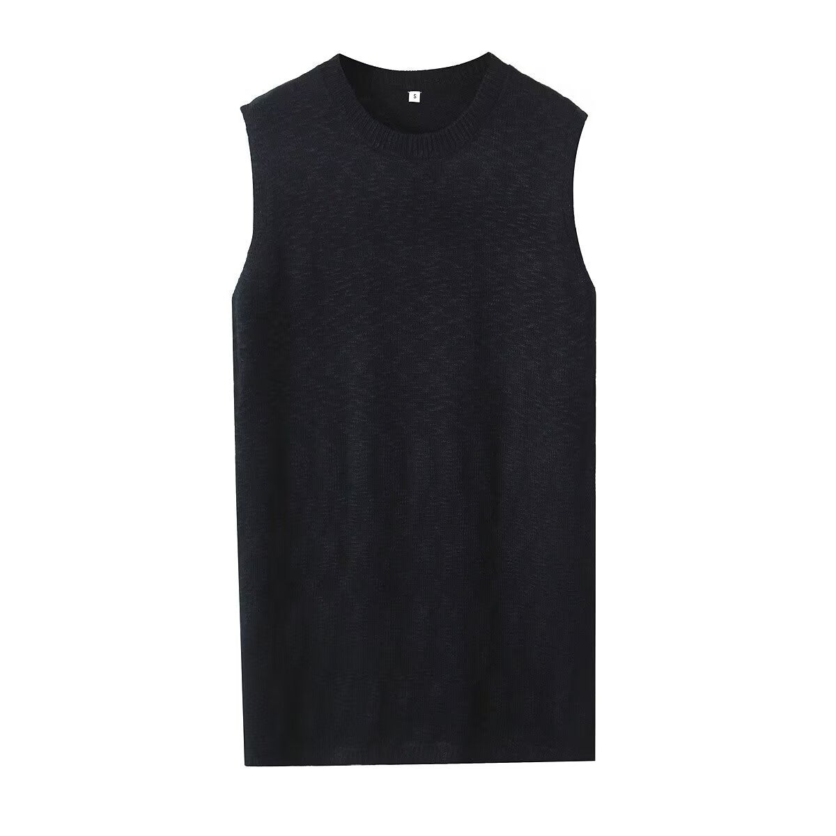 Herr Shorts Set Ärmlös Rundhals 100% Bomull-5