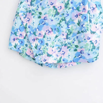 Kvinnor Bikini Shorts Rufsade Stretchmaterial 4