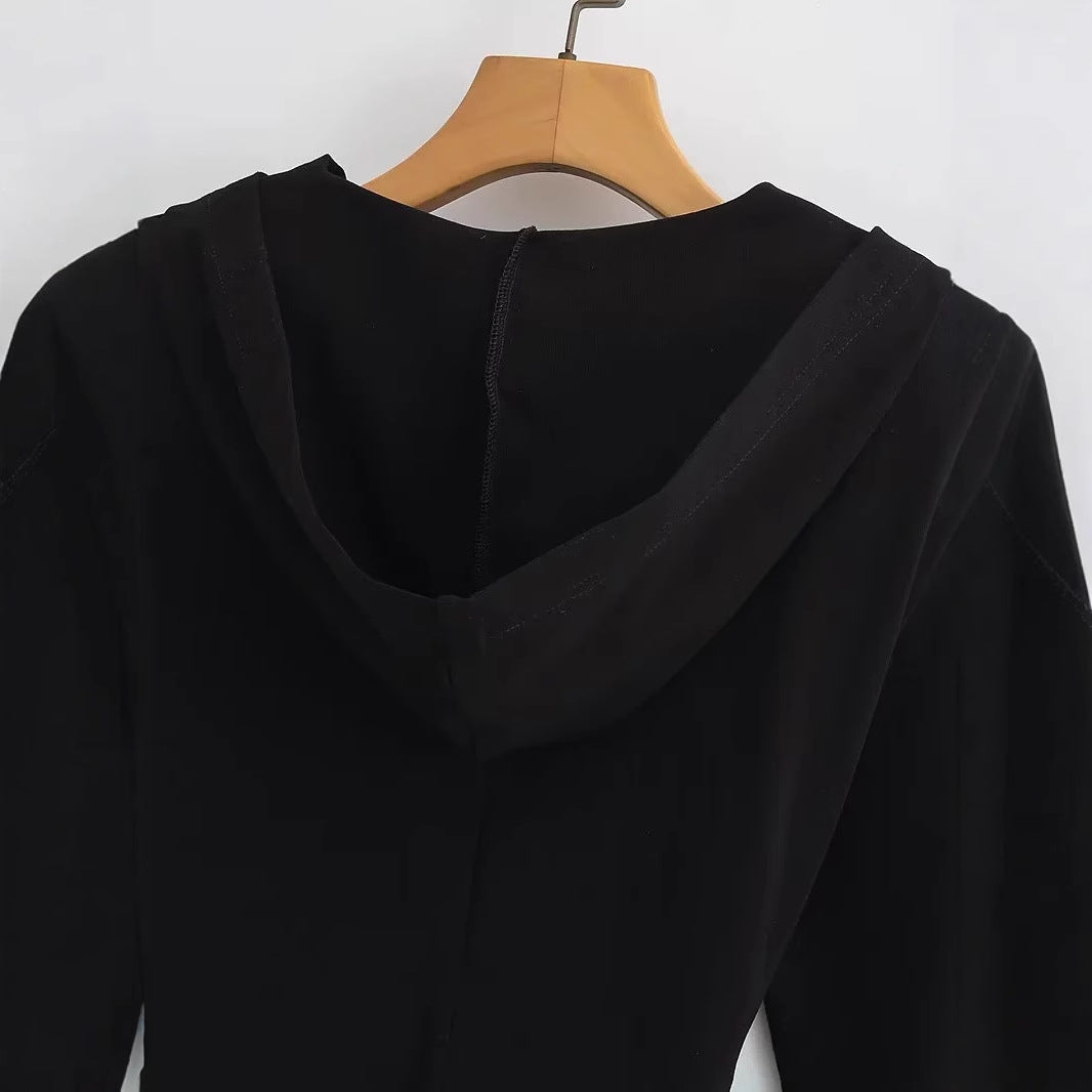 Kvinnors Wrap Topp Djup V-hals Elegant Samling Andningsbart Material-4