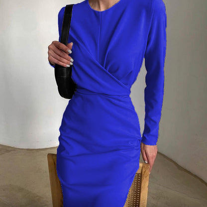 Variant image for Kvinnors Bodycon Klänning Hög Midja Polyester A-linjeformad-19