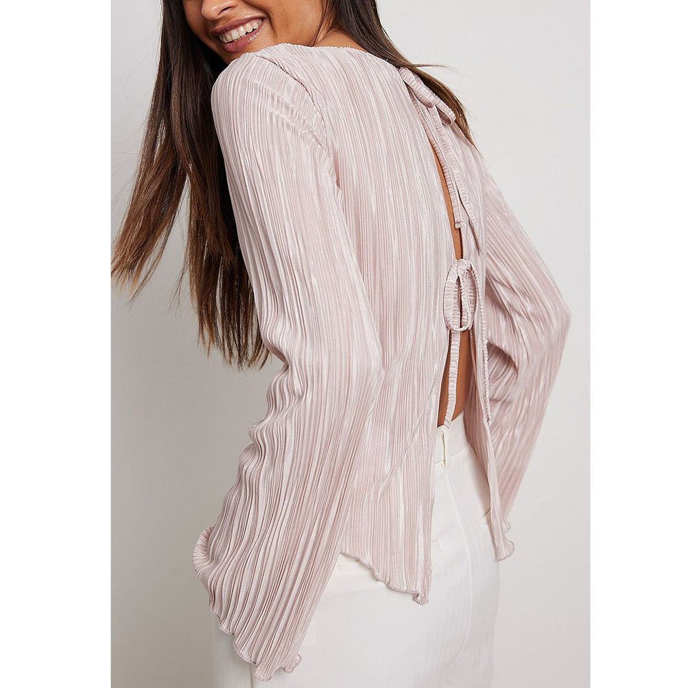 Kvinnors Fodertröja Monokrom Polyester-2