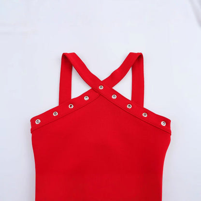 Dam Bodysuit Halter Stretch Medium Fit Underkläder Body-2