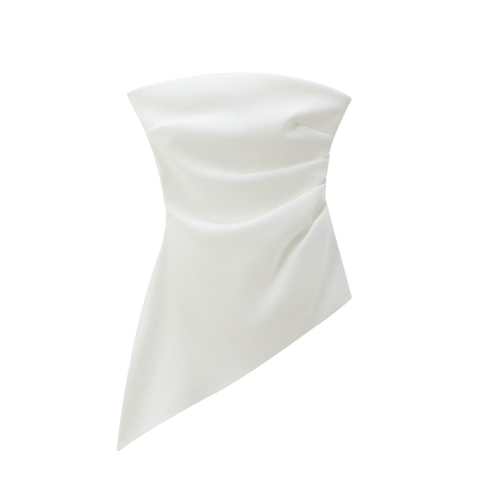 Snygga Damtoppar – Asymmetrisk Ärm- och Rundhalsad Topp i Polyester för Vardag och Fest 6