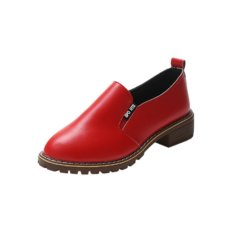 Kvinnors Ankelstövlar Slip-On Läder med Vadderad Innersula 1