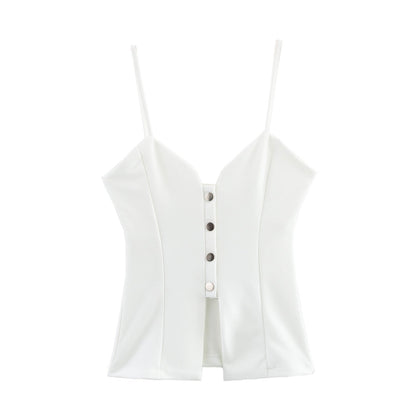 Dam Topp Justerbara Bärare Elegant Mjukt Tyg 5