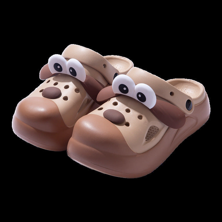 Badskor Dam Djurdesign Lätt Plast med Gummisula för Strand och Pool 8