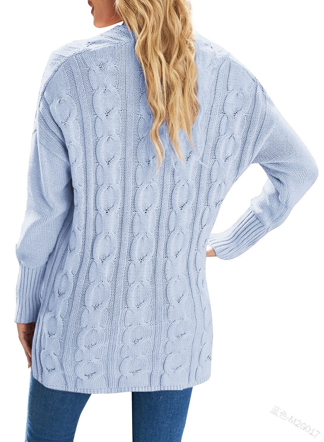 Variant image for Dam Tröja V-ringad Vid Passform Akryl-16