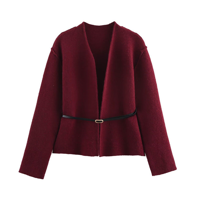 Variant image for Dam Tröja Mönstrad Rund Hals Långärmad Polyester-1