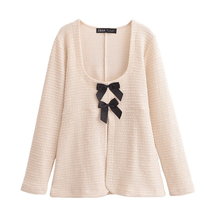 Kvinnors Cardigan Minimalistisk Andningsbar Mjuk 1