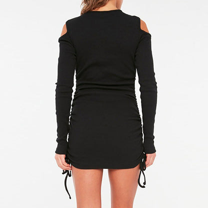 Kvinnors Mini Kjol Hög Midja Unik Design Högkvalitativt Tyg-3