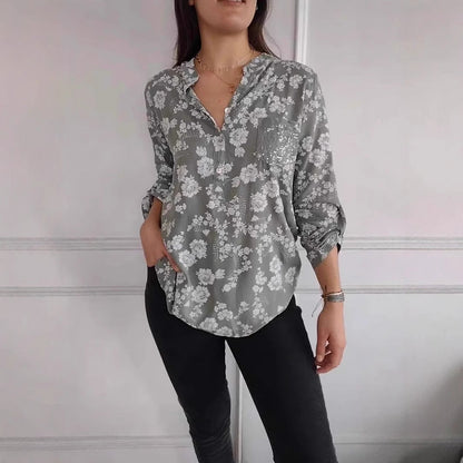 Dam Tröja Långa Ärmar Paljetter Polyester 3