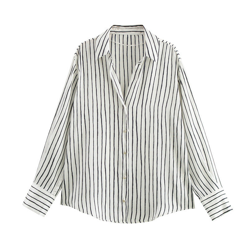 Variant image for Unisex Skjorta V-Neck Långärmad Polyester-25