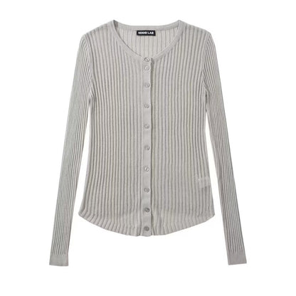 Variant image for Dam Cardigan Slim Fit Lätt Andningsbart Material-5