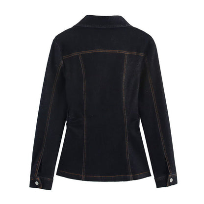 Dam Festtopp Monokrom Merceriserad Bomull-3