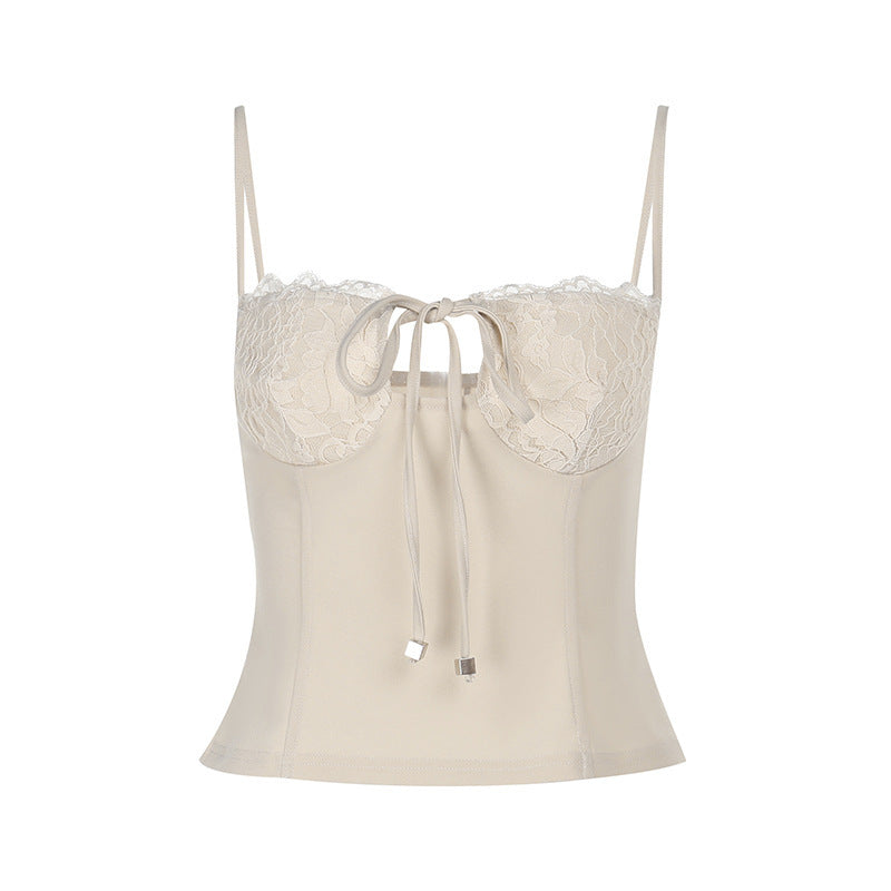 Kvinnors Topp med Dekorativa Detaljer Polyester 6