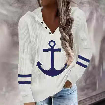 Hoodie Män Lång Ärmar Polyester Modern Passform-2
