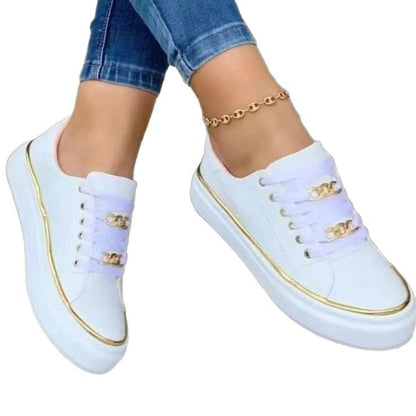 Kvinnors Sneakers Satin Övre Material Gummisula 6