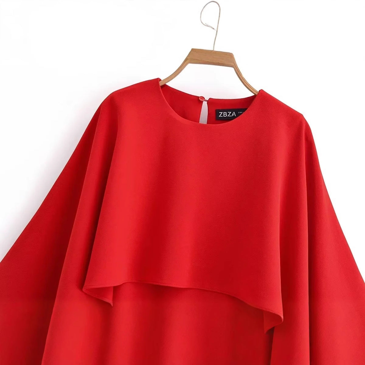 Kvinnors Klänning Flödande Design Lätt Material-3