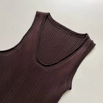 Kvinnors Festtop Djup V-hals Elastisk Ribbad Topp-4