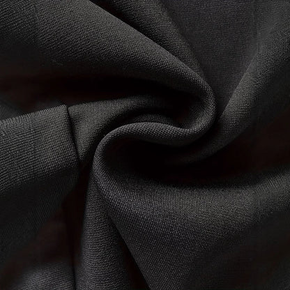 Dam Kostymbyxor Högmidjade med Eleganta Detaljer Elastiskt Tyg-4