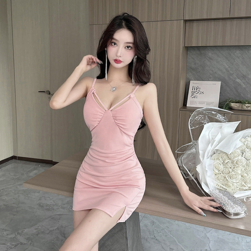 Dam Slimmad Top V-ringning Karomönster Polyester Elastan 3