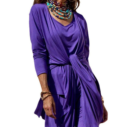 Kvinnors Långa Byxor Chic Acetatfiber-5