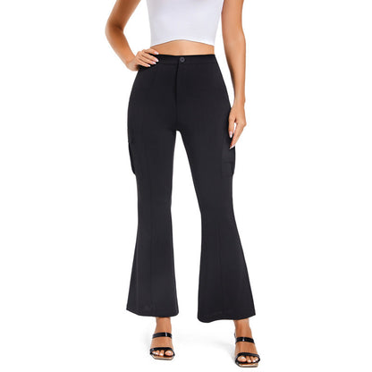 Dam Arbetsbyxor Stretch Monokrom Design Polyester-1