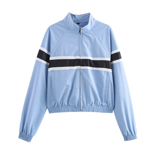 Dam Sportig Set Satin Jacka och Byxor-1