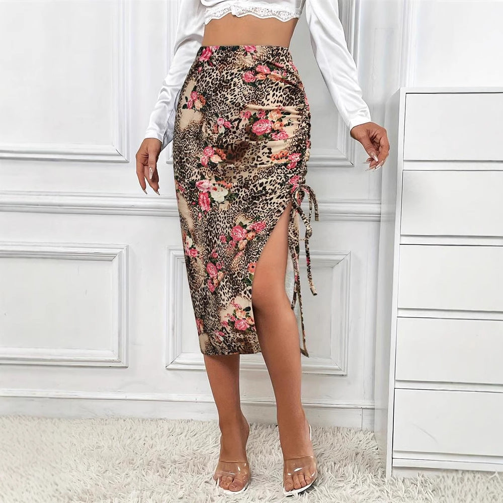 Dam Wrap Rock Blommigt och Djurmönstrat Lätt Tyg 1