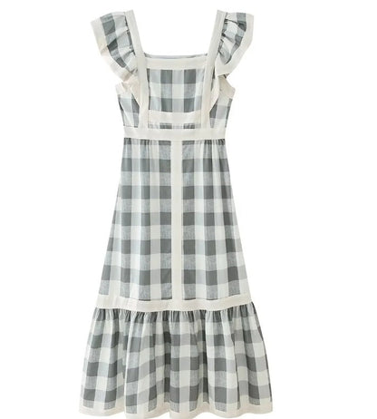 Variant image for Kvinnor Klänning Lekfull Ruffles Lätt Tyg-5