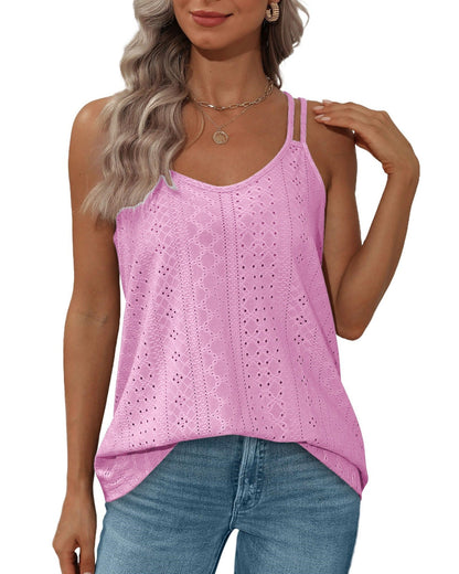 Variant image for Dam Tank Top Ärmlös Rund Krage Polyester Lätt-71