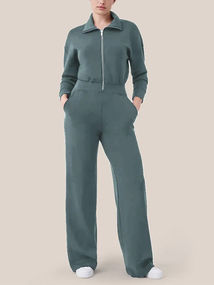 Variant image for Dam Jumpsuit Långa Ärmar Bomull Spandex Nio-Cut-7