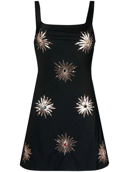 Variant image for Kvinnors Midi Klänning Off-Shoulder Spaghetti Band Polyester A-linjeformad-1